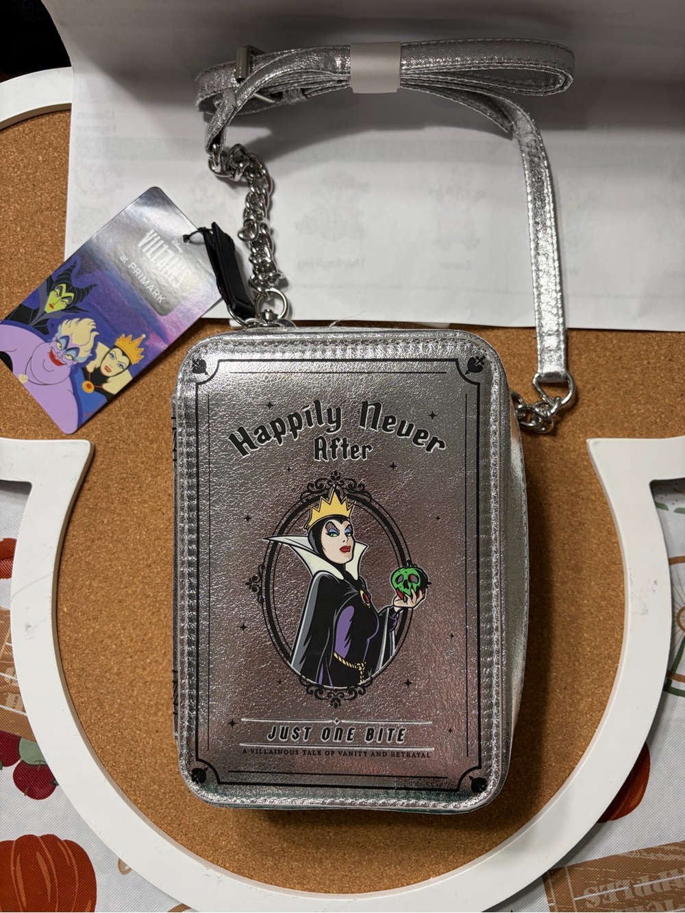 Disney evil queen Silver 'Happily Never After' Villains Crossbody Bag